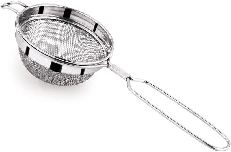 TIARA MAX No 4 Juice Stainless Steel Soup Strainer Food Grade Mesh 12cm Diameter Strainer  (Steel Pack of 1)