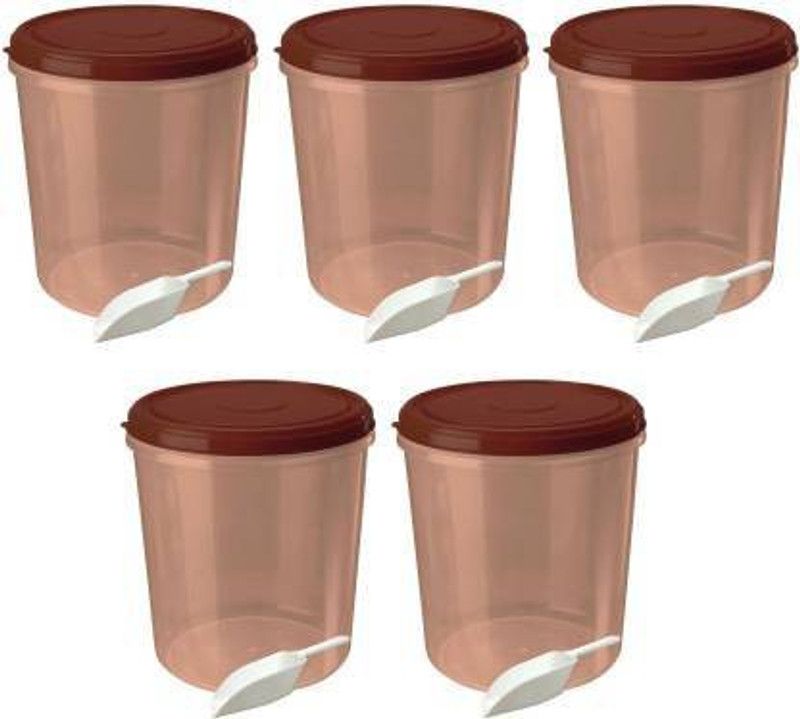 YASHODEEP PLASTIC Plastic Utility Container - 15000 ml  (Pack of 5, Brown)