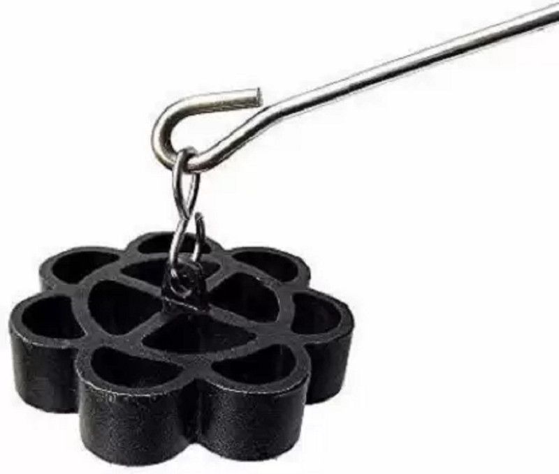 HITECH KITCHEN Non Stick Aluminium Rose Cookie Maker Mould Cookie Maker 0.5 kg Roaster (Black) 0.4 kg Roaster  (Black)