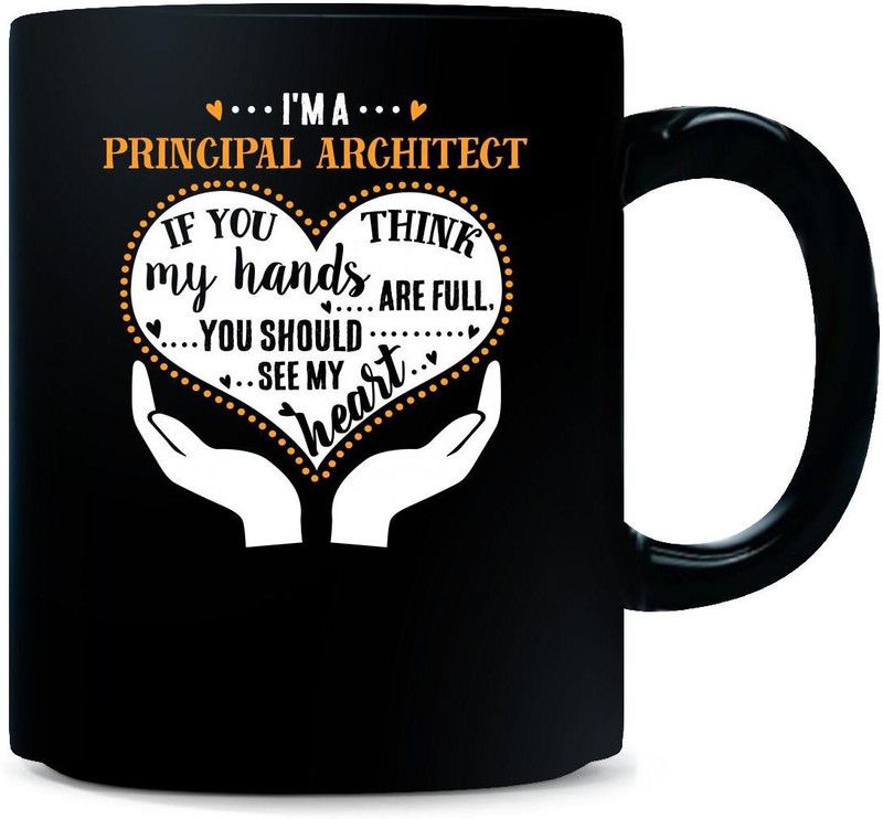 Gift Urself principal architect Should See My Heart Cool Gift - Ceramic Coffee Mug  (325 ml)