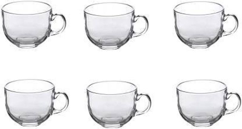 Namaste Kitchen Pack of 6 Glass Best Transparent 6 glasses  (Clear, Cup Set)