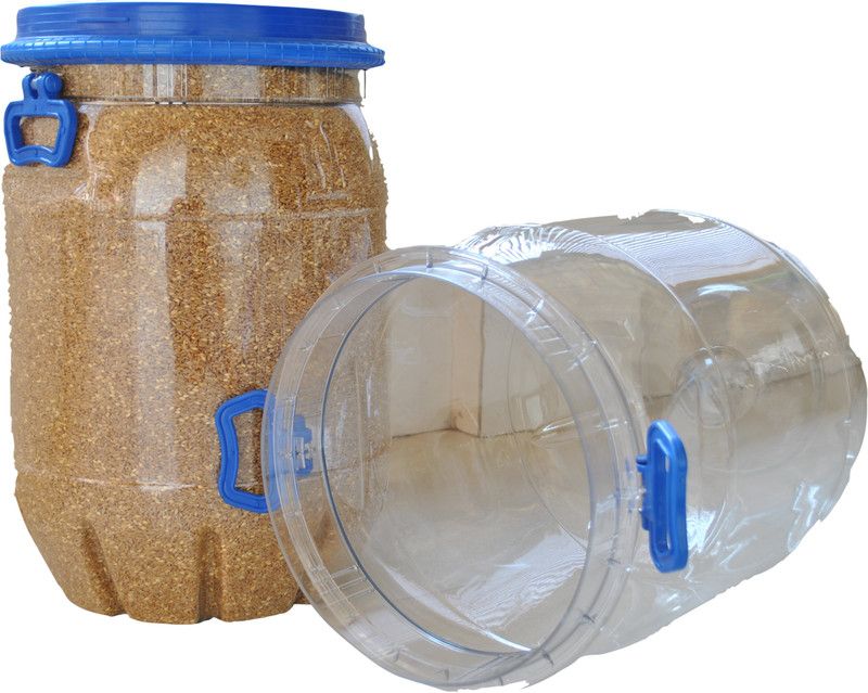 Sharpet Plastic Grocery Container - 50 L  (Multicolor)