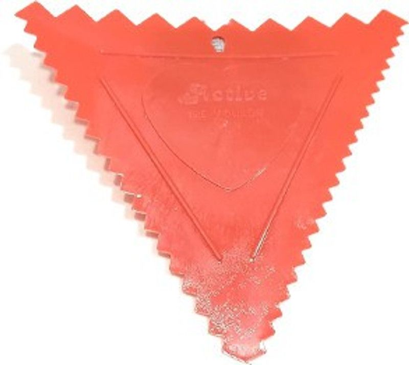 Bakers Pardise BP triangle red scrapper Baking Comb  (Plastic Pack of 1)