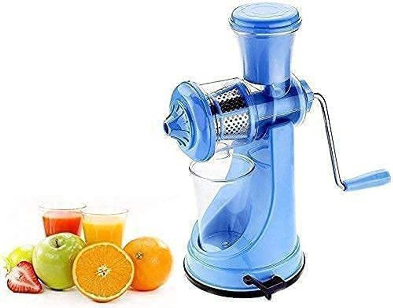 HONEYART Plastic Hand Juicer FRUIT JUICER S.S JALI (ROUND)  (Multicolor Pack of 1)