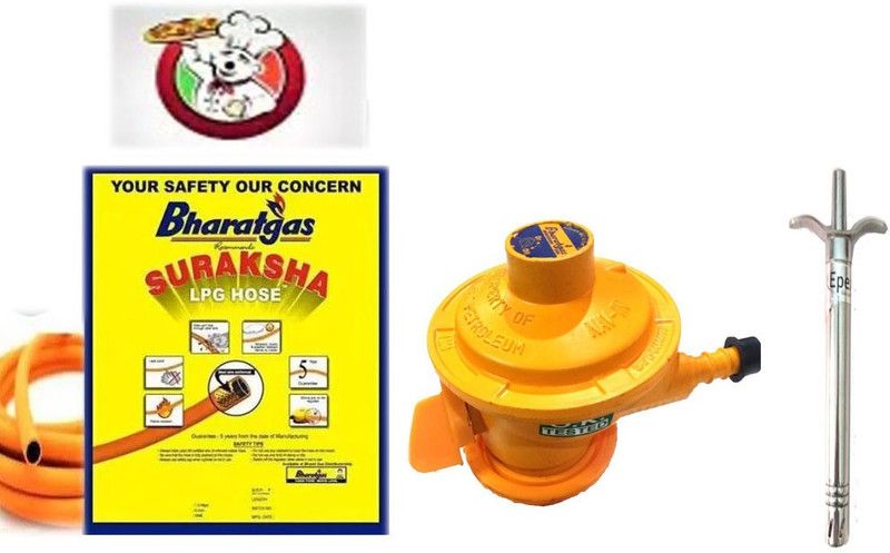 Bharat Gas Clip-on Regulator  (Zinc Alloy)