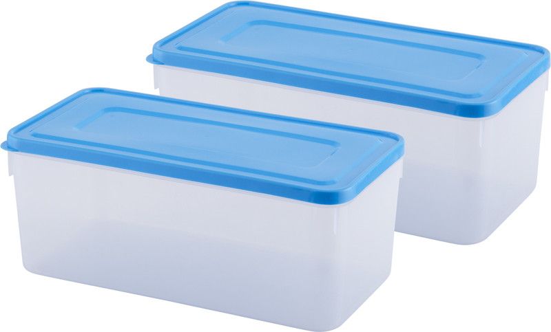 POLYSET Plastic Bread Container - 457 ml  (Pack of 2, Blue)