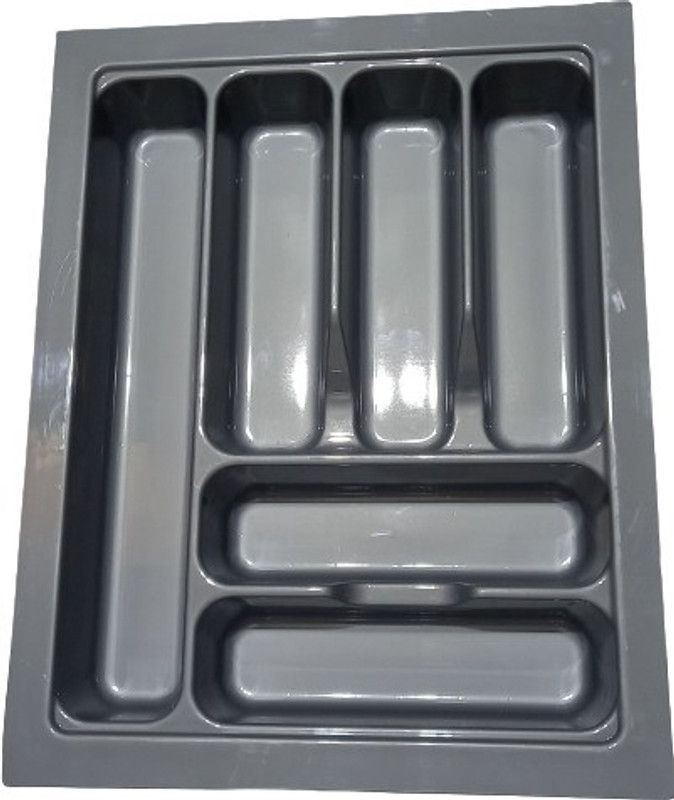 Marsun Empty Cutlery Box Drawer Case  (Gray Holds 6 Pieces)