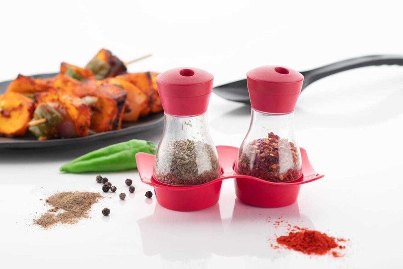 Crizar 1 Piece Salt & Pepper Set  (Plastic, Pink)