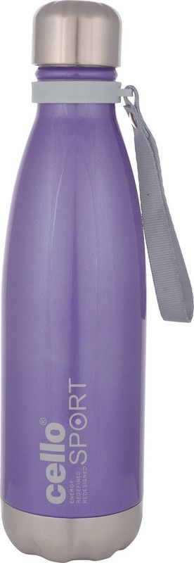 cello Holly-750 Insulated Stainless Steel Violet Water Bottle 750ml 750 ml Flask  (Pack of 1, Purple, Steel)