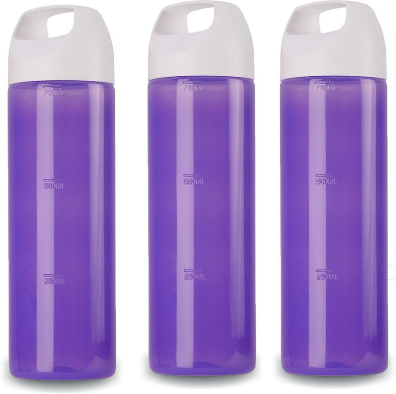Oliveware Hercules 750 ml Bottle  (Pack of 3, Purple, Plastic)