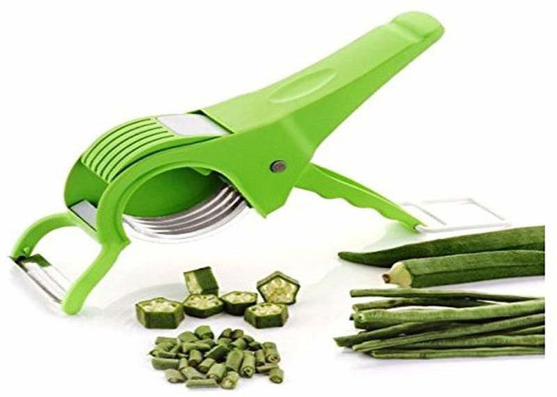 Aastik AASTIK SALES Multipurpose 2 in 1 Veg Cutter | Plastic Vegetable Cutter | Slicer and Peeler with Smart Locking System Vegetable Chopper  (1 CHOPPER)