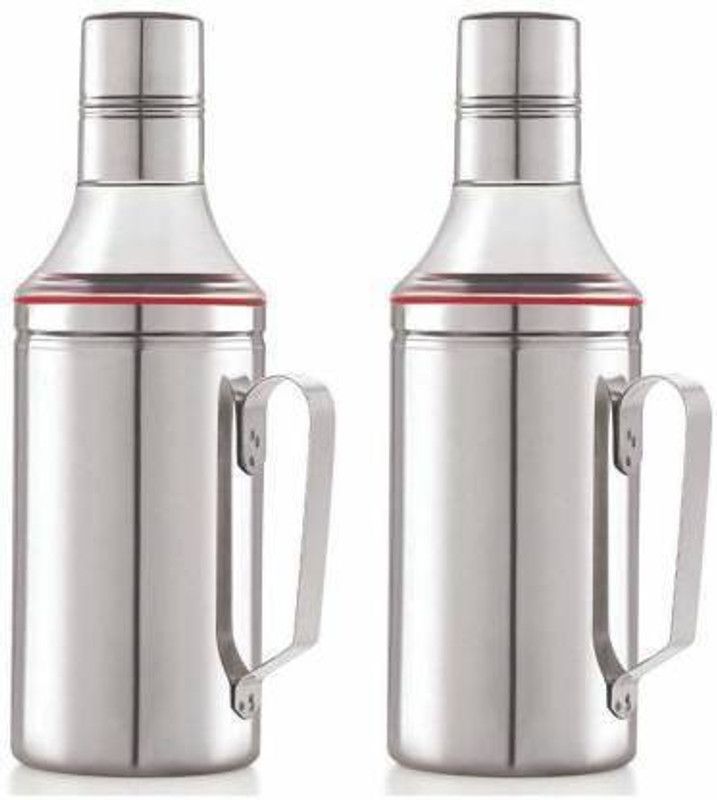 Durwasa stainless steel 1000 ml Cooking Oil Dispenser  (Pack of 2)
