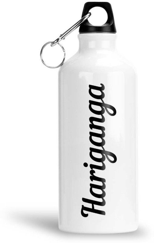 Furnish Fantasy Aluminium Water Bottle 750ml-Best Gift for Birthday, Return Gift, Hariganga 750 ml Bottle  (Pack of 1, White, Black, Aluminium)