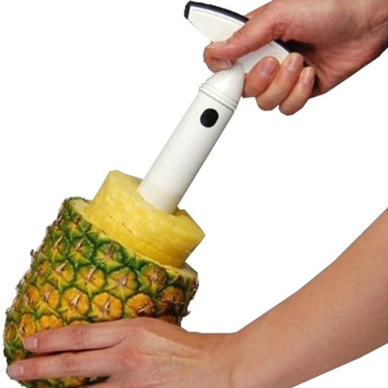 Nema 3 in 1 Pineapple Peeler, Corer & Slicer Straight Peeler  (White)
