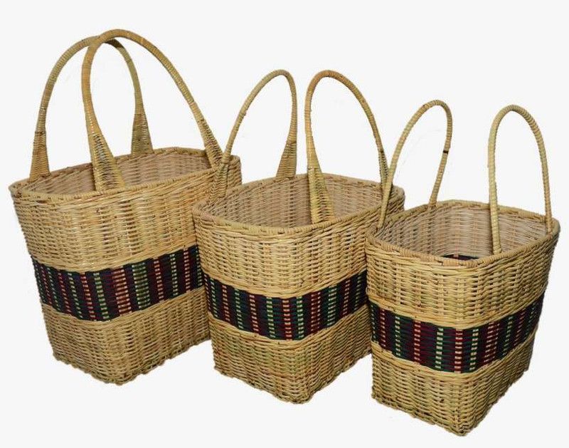ANIMESH VERMA Storage Basket  (Pack of 3)