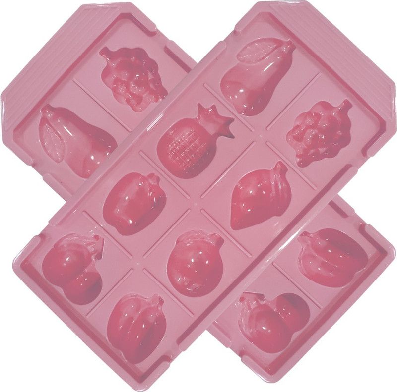 Inddushome Pink Plastic Ice Ball Tray  (Pack of2)