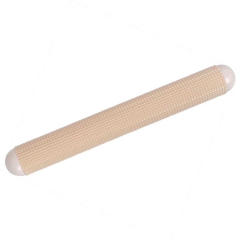 YANCI Non-Stick Plastic Rolling Pin, Fondant Cake Dough Roller for Bread Cookie Pastry Rolling Pin  (Beige, Pack of 1)