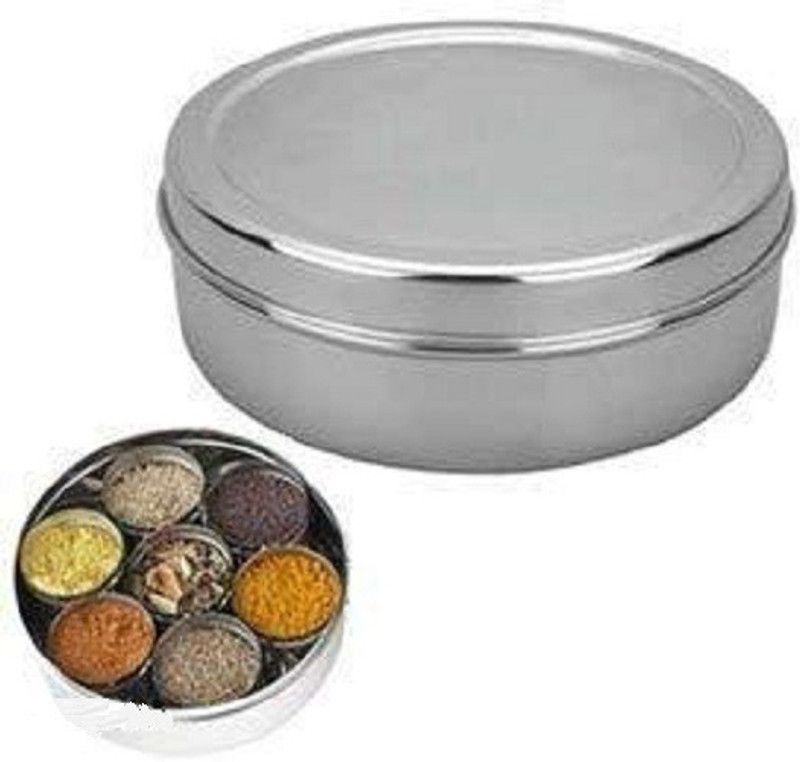 MOROKU Steel Grocery Container - 1 L  (Silver)