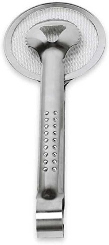 Stager Multipurpose Tongs Oil Filter Spoon 2 In 1 Oil With Clip For Filter Oil-Frying. 28 cm Steak Tongs  (Pack of 1)