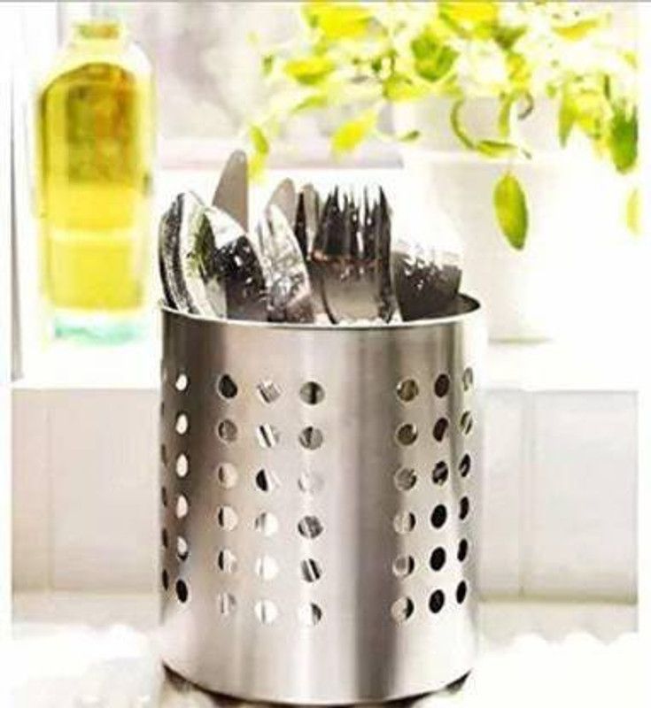 KPhub Empty Cutlery Holder Case  (silver Holds 50 Pieces)