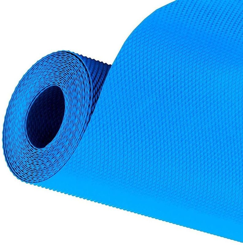 Alstra PVC (Polyvinyl Chloride) Drawer Mat  (Blue, Large)