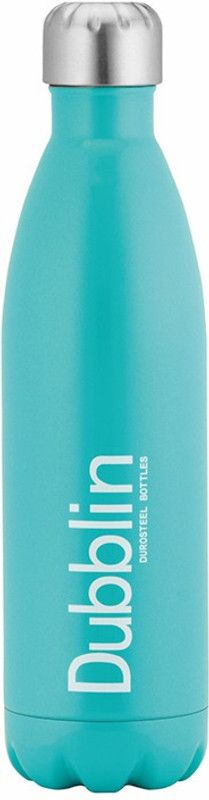DUBBLIN Double Wall Vacuum Insulated Water Bottle, Keeps Hot 12 Hrs, Cold 24 Hrs 1000 ml Bottle  (Pack of 1, Green, Steel)