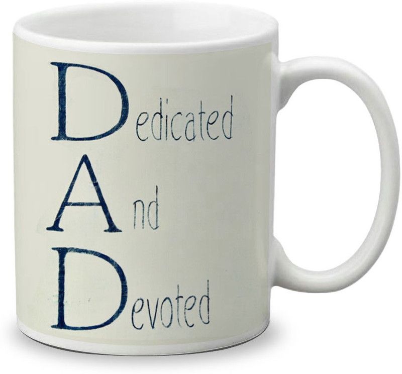 Festa Gift For Dad, Papa Printed To Father's Day and Anniversary Grandpa, Best Dad Ever GRD-011 Ceramic Coffee Mug  (320 ml)
