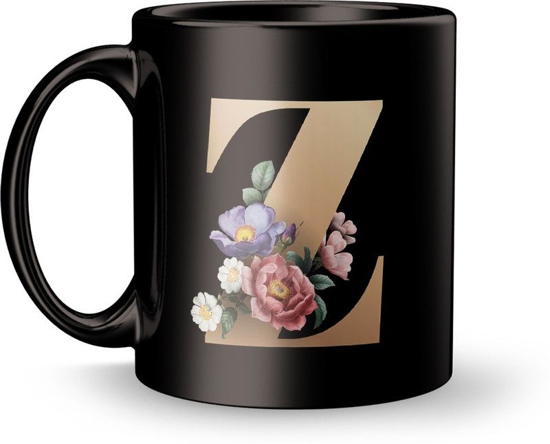 Dreamlivproducts (Z) Letter Design Print Gift For Friend. Ceramic Coffee Mug  (310 ml)