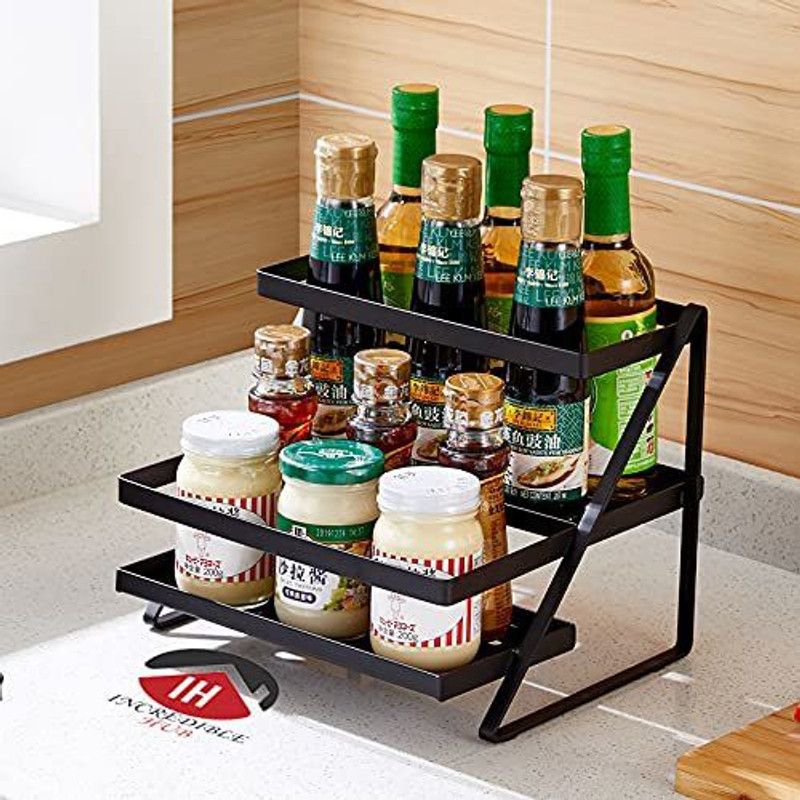 Containers Kitchen Rack  (Iron)