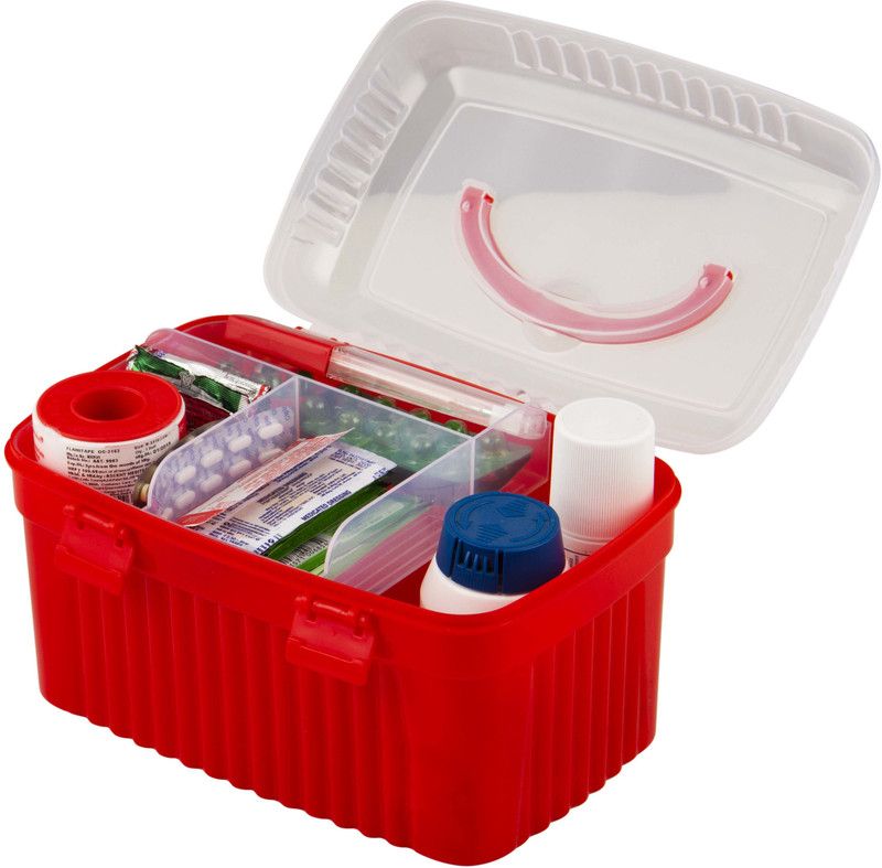 POLYSET Plastic Utility Container - 3 L  (Red)