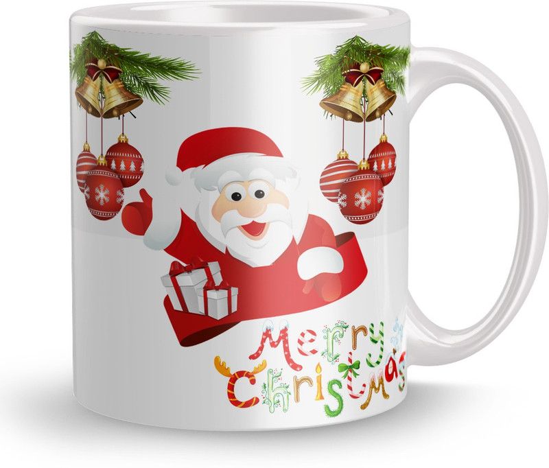 NAWEMA White-mug-197 Ceramic Coffee Mug  (320 ml)