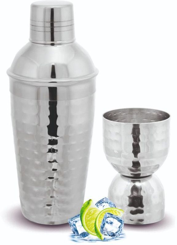 KLOUD9 500 ml Steel Cocktail Shaker  (Silver)