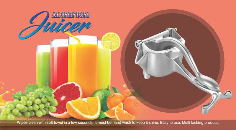 mtci Aluminium Hand Juicer  (Silver)
