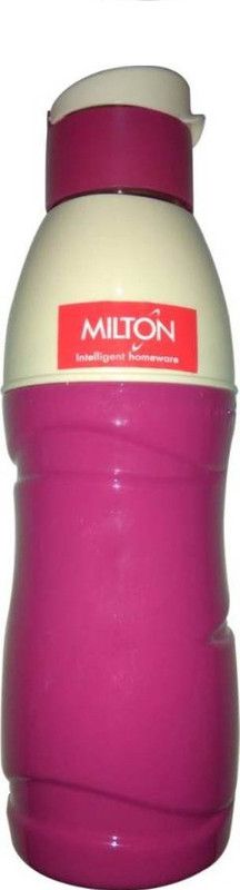 MILTON CRONY WATER BOTTLE 700 ml Bottle  (Pack of 1, White, Pink, Plastic)