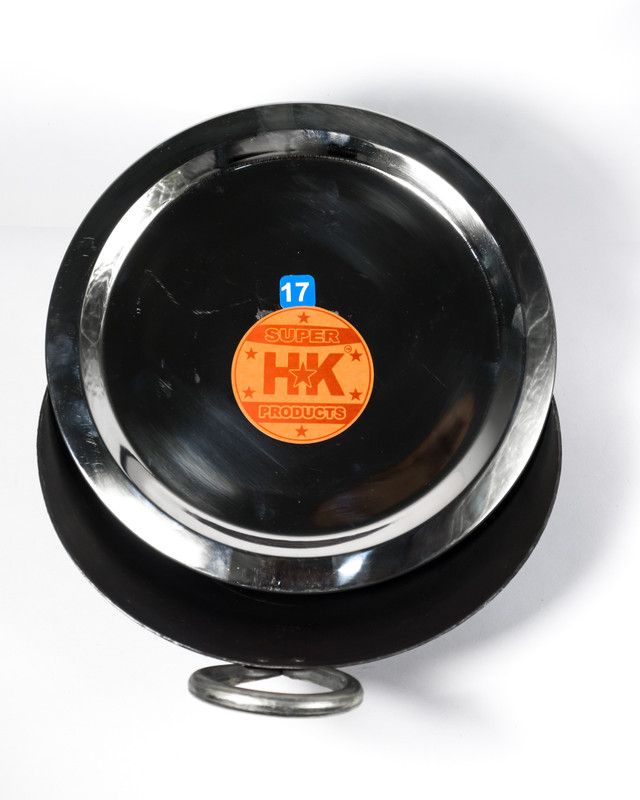 Super HK Induction/Stovetop Multipurpose Iron Kadahi with Stainless Steel LID Kadhai 26.66 cm diameter with Lid 1.6 L capacity  (Iron, Induction Bottom)