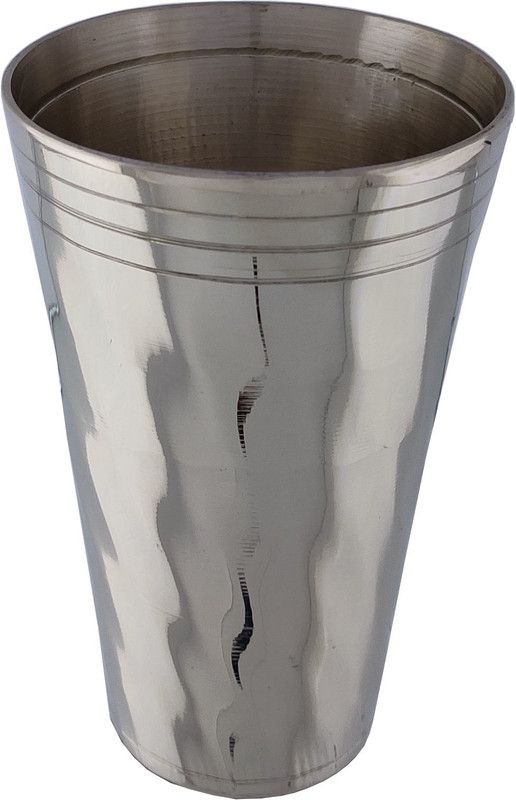 ASHIKAVIN Drinking Glass Water/Juice Glass  (175 ml, Brass, Silver)