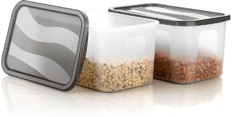 Wonder Work Plastic Bread Container - 2000 ml  (Pack of 2, Multicolor)