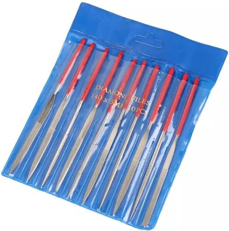 Digital Craft Diamond Needle File Set Useful Tools for Hobbies and Ceramic Crafts Glass Gemsto Knife Sharpening Steel  (Stainless Steel)