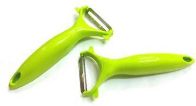 Norwin Stainless Steel Vegetables and Fruit Peelers, Tomato/Carrot/Potato Peeler Slicer for Kitchen (Pack OF 2) Y Shaped Peeler (Green Pack of 2) Y Shaped Peeler  (Green Pack of 2)