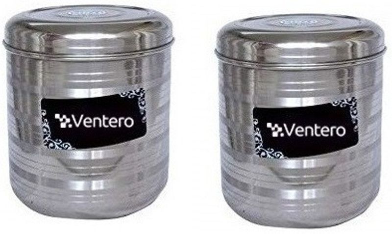 Ventero Stainless Steel Container - 250 ml Steel Grocery Container  (Pack of 2, Silver)