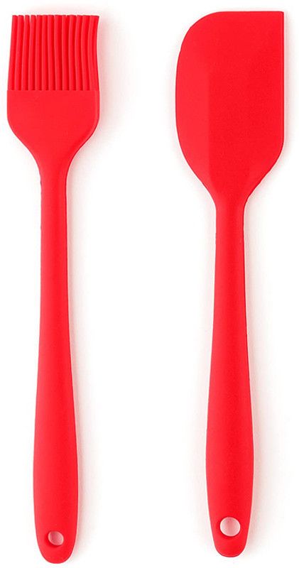 Frenchware Baking set used for Baking Cooking and Mixing | Heat resistant Kitchen Tool Set  (Red, Spatula)