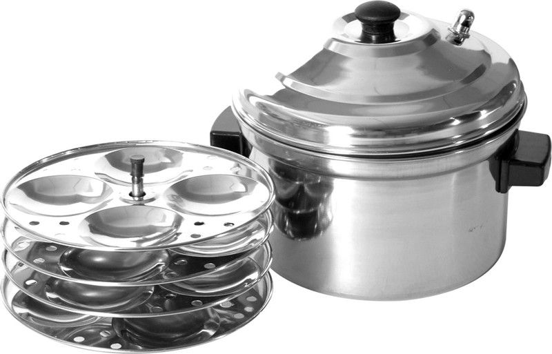 Blu Bel 4-Plates Stainless Steel Idly Maker/Cooker (4-Plates, 16 Idli ) Induction & Standard Idli Maker  (4 Plates , 16 Idlis )