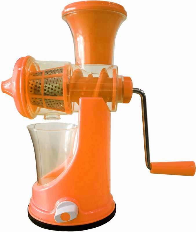 Kitchnx Plastic Hand Juicer Fruit and vegetable ABS Plastic Hand Juicer  (Orange Pack of 1)