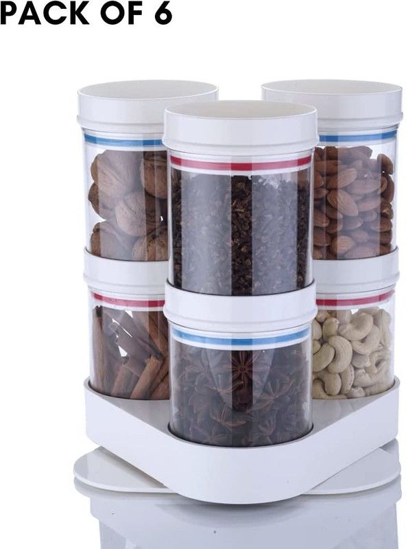 YYPM Plastic Utility Container - 500 ml  (Pack of 6, Multicolor)