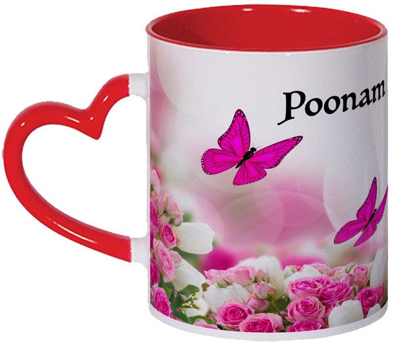 Wagwan Poonam Name Gifts MG20-858 Ceramic Coffee Mug  (330 ml)
