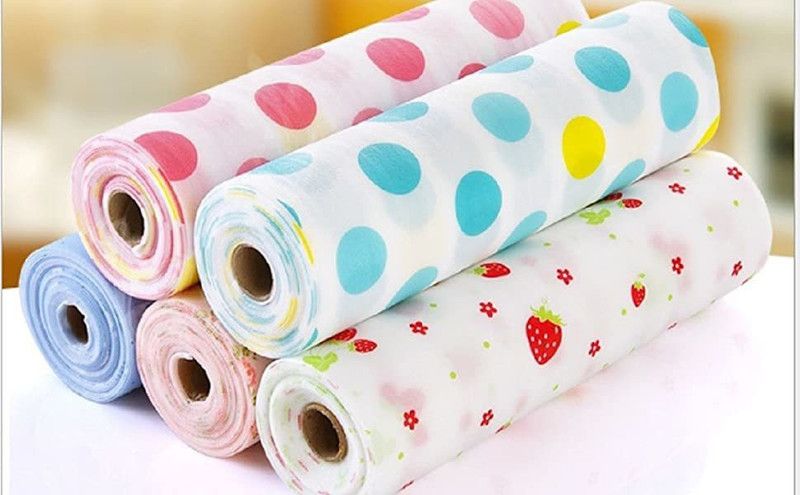 BRANDSHOPPY Plastic Drawer Mat  (Multicolor, Large)
