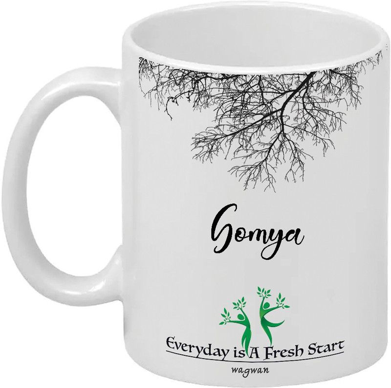 Wagwanfly Somya Printed Gift For Brother Sister Girlfriend Boyfriend Husband Wife On Special Birthday MF-663 Ceramic Coffee Mug  (330 ml)