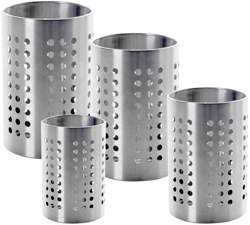finality Empty Cutlery Holder Case  (Silver Holds 4 Pieces)