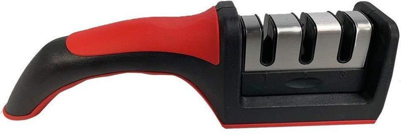 PARTH ENTERPRISE Knife Sharpener_001 Knife Sharpening Steel  (Plastic, Stainless Steel)