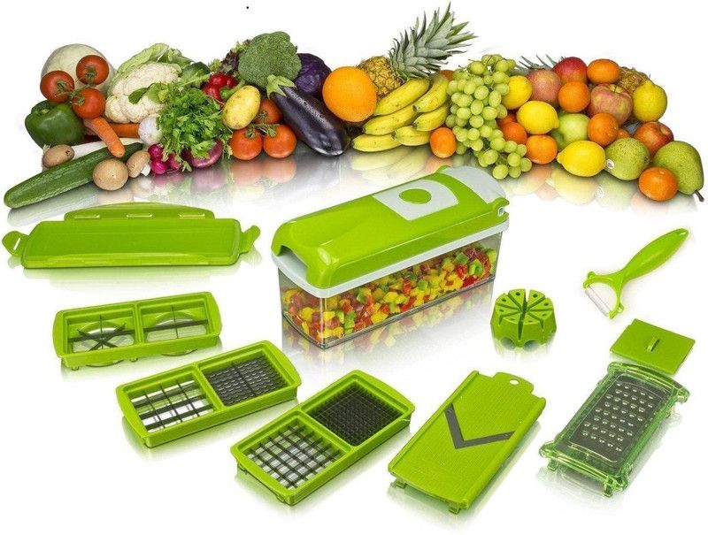 shopzone Nicer Dicer 12 IN 1 with 1 Vegetable cutter Vegetable & Fruit Chopper Vegetable & Fruit Grater & Slicer  (set of 1)